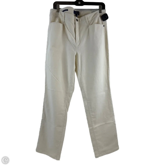 Pants Corduroy By Talbots In Cream, Size: 12