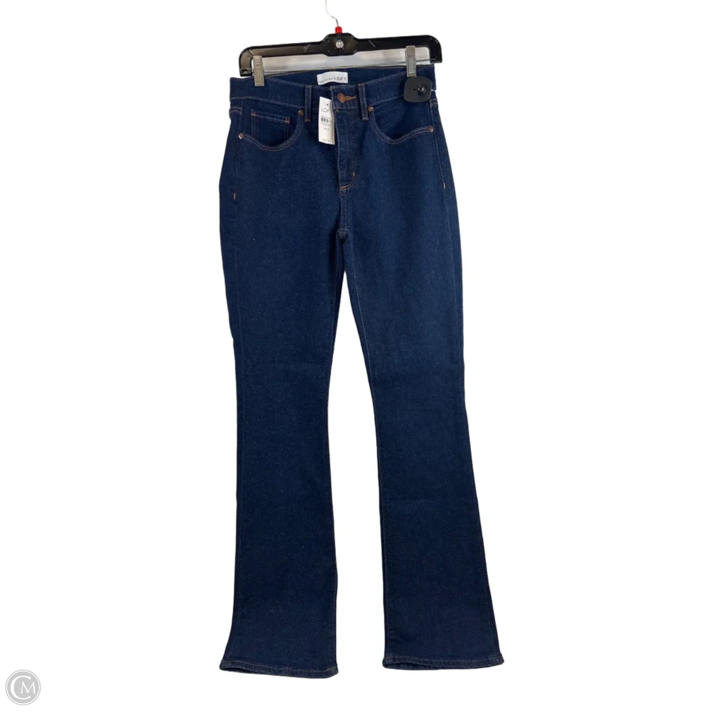 Jeans Boot Cut By Loft In Blue Denim, Size: 2