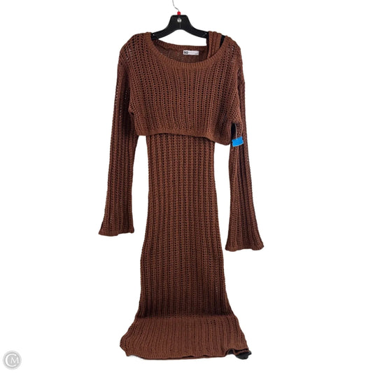 Dress Set 2pc By So In Brown, Size: S