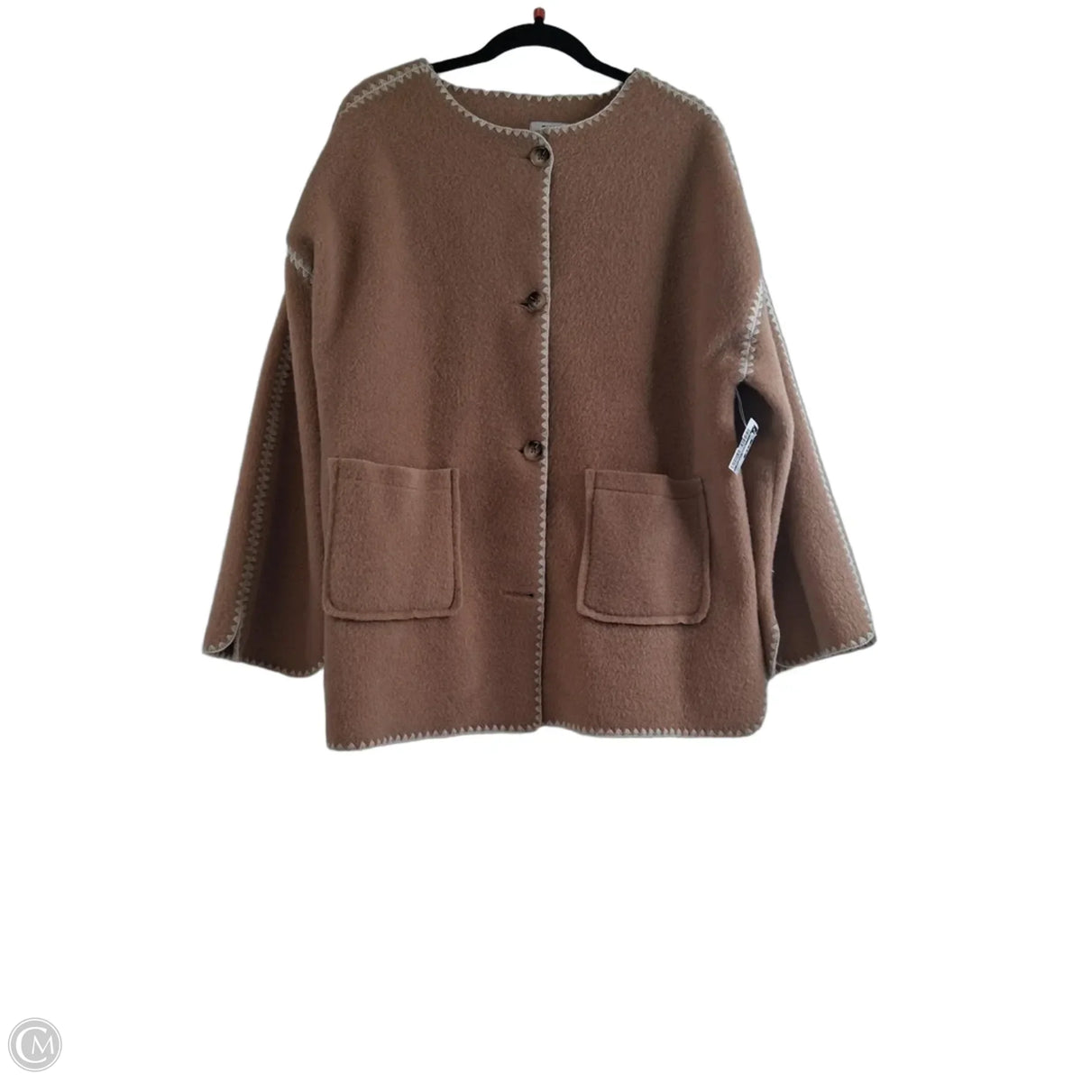 Jacket Other By Clothes Mentor In Tan, Size: L
