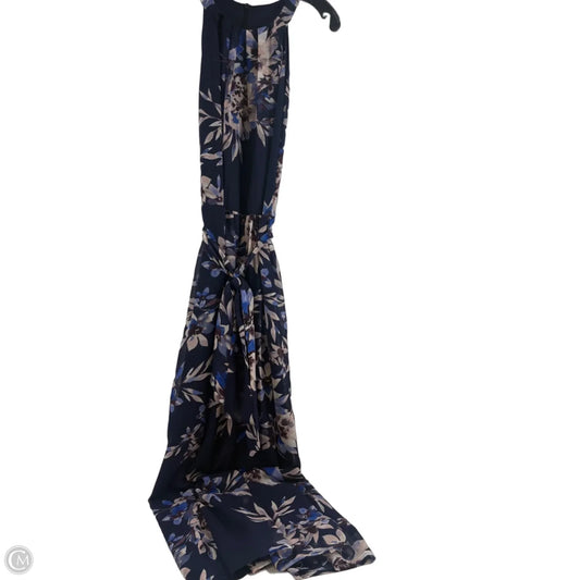 Dress Casual Maxi By Eliza J In Blue & White, Size: 12