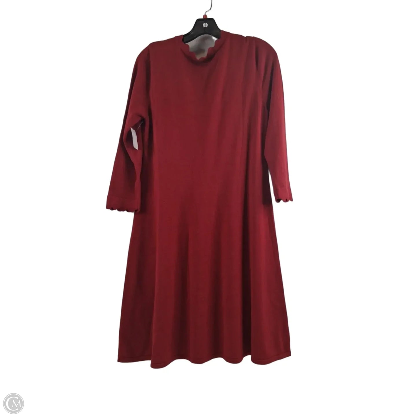 Dress Sweater By Vince Camuto In Red, Size: L