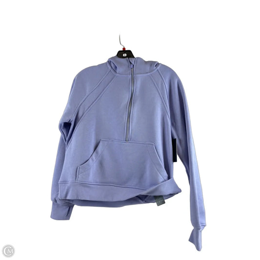 Athletic Sweatshirt Hoodie By Danskin In Purple, Size: M