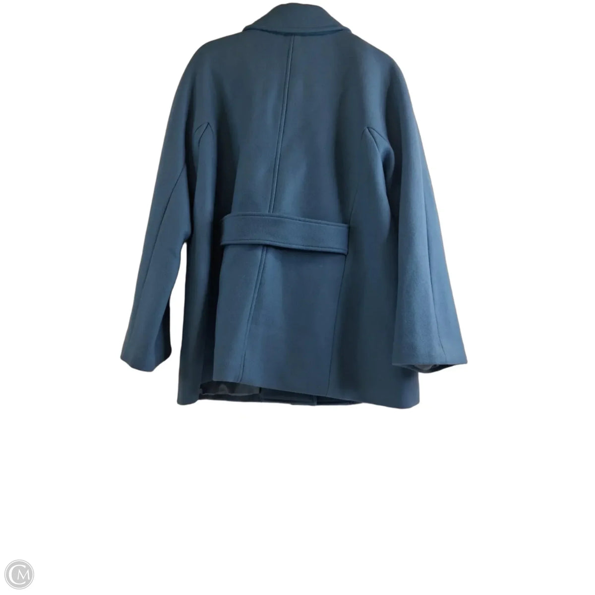 Coat Peacoat By Talbots In Blue, Size: 1x