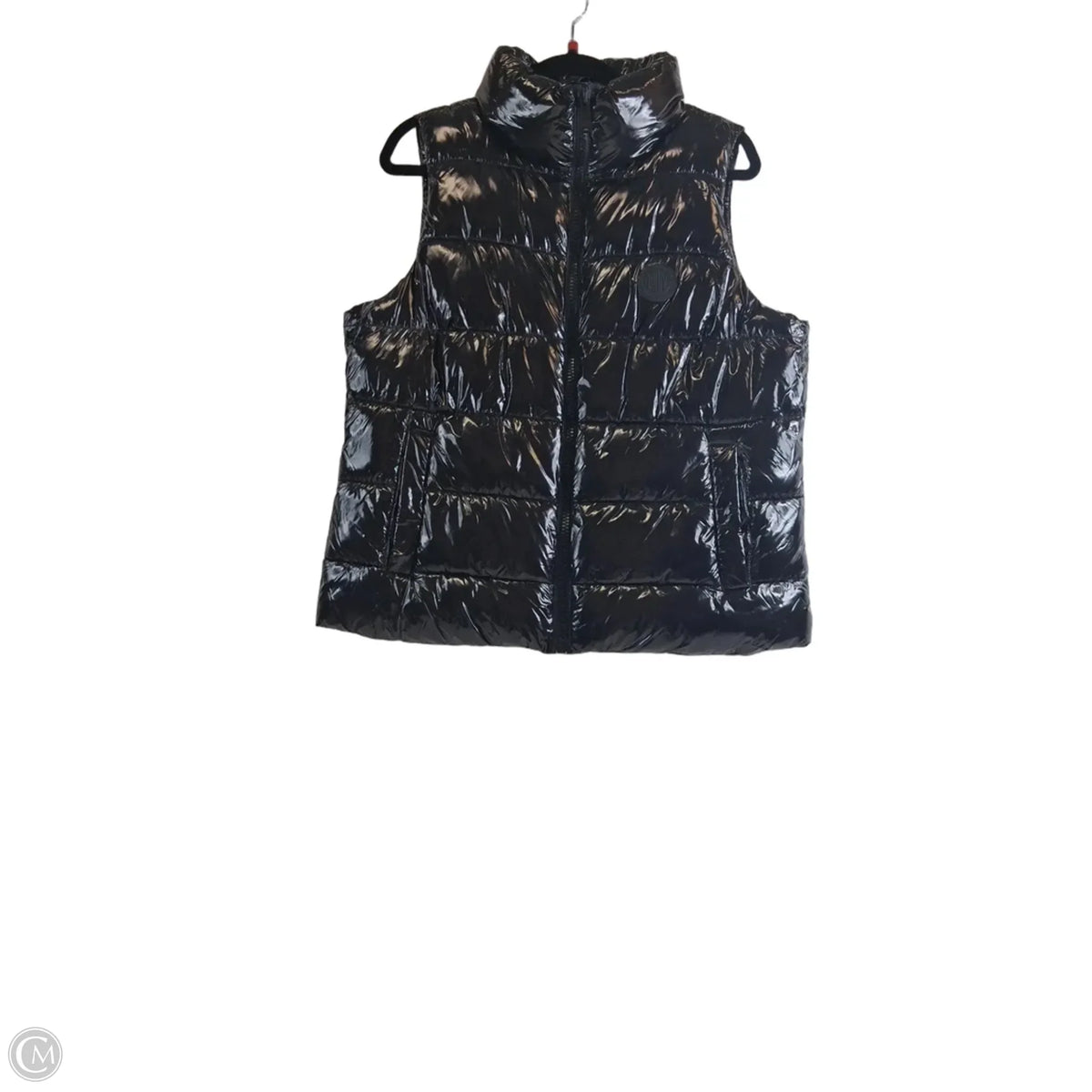 Jacket Puffer & Quilted By Dkny In Black, Size: L