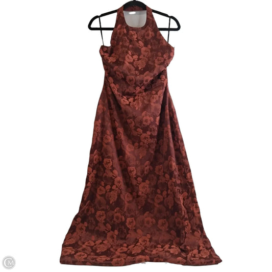 Dress Casual Maxi By Lulu In Orange, Size: L