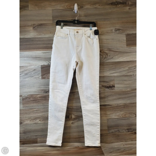 Jeans Skinny By Levis In Cream, Size: 6