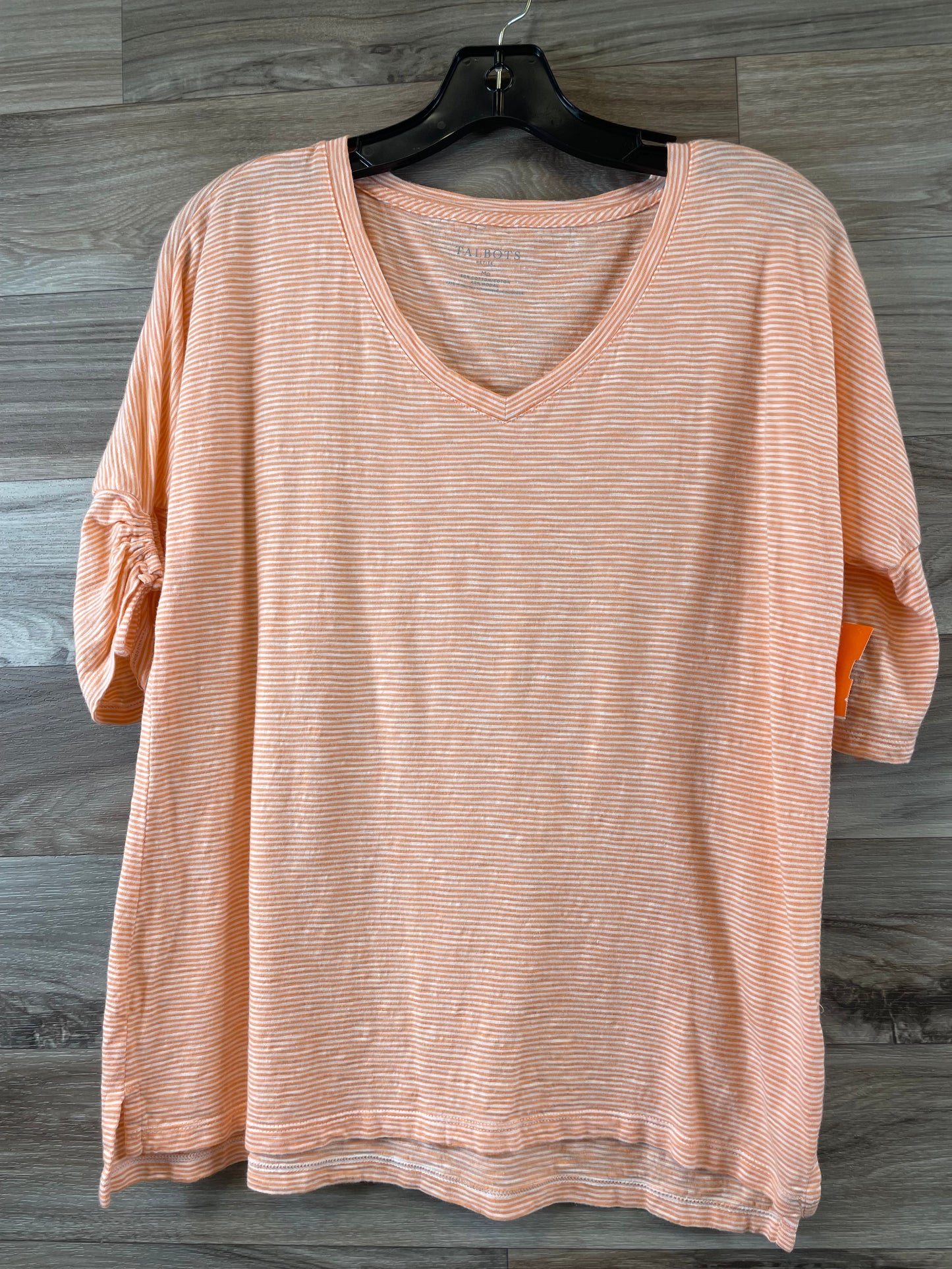 Top Short Sleeve Basic By Talbots  Size: Petite  M