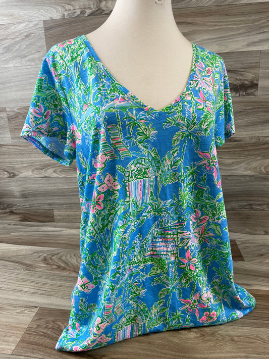 Top Short Sleeve Designer By Lilly Pulitzer  Size: Large