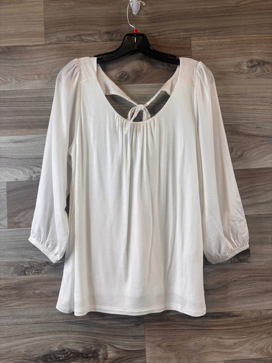 Top 3/4 Sleeve Basic By Banana Republic  Size: S