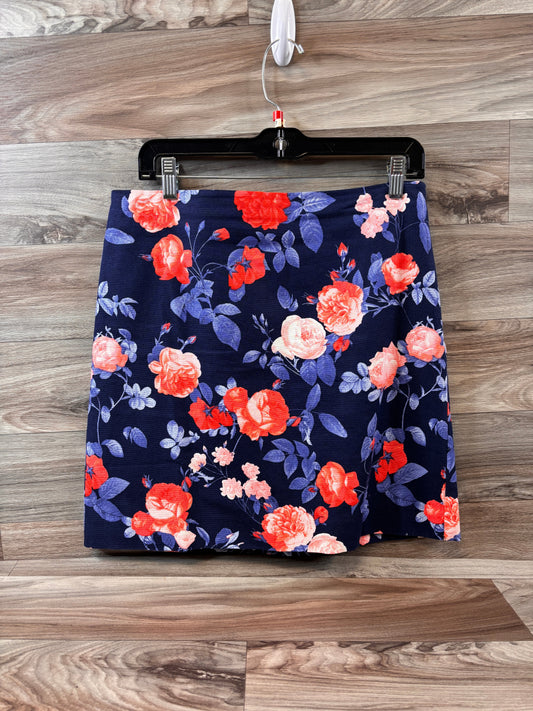 Floral Print Skirt Mini & Short Talbots