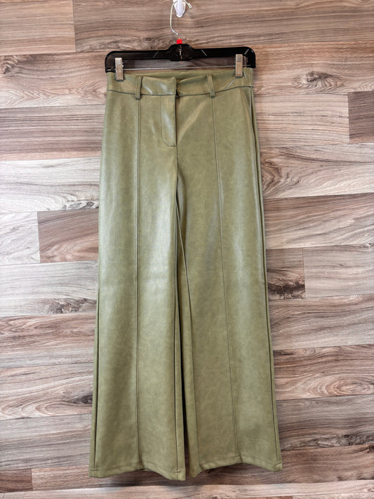 Green Pants Wide Leg 7 For All Mankind, Size 0