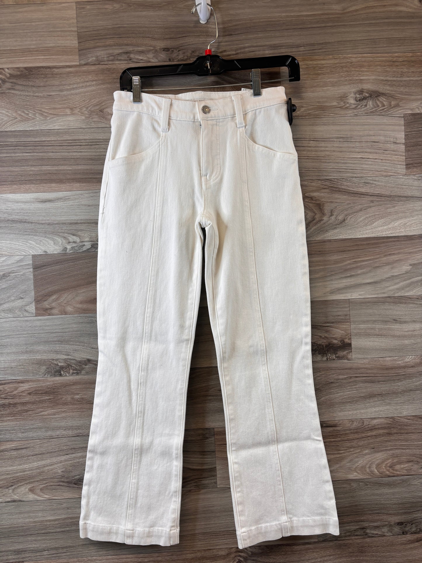 White Jeans Wide Leg Lucky Brand, Size 2