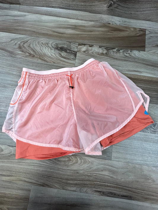 Orange Athletic Shorts Nike Apparel, Size L