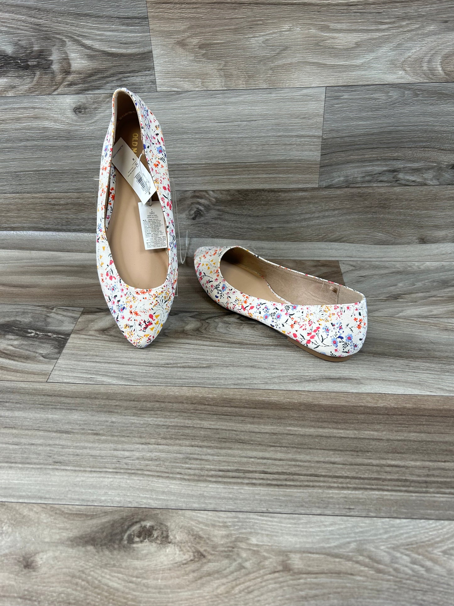 Floral Print Shoes Flats Old Navy, Size 8