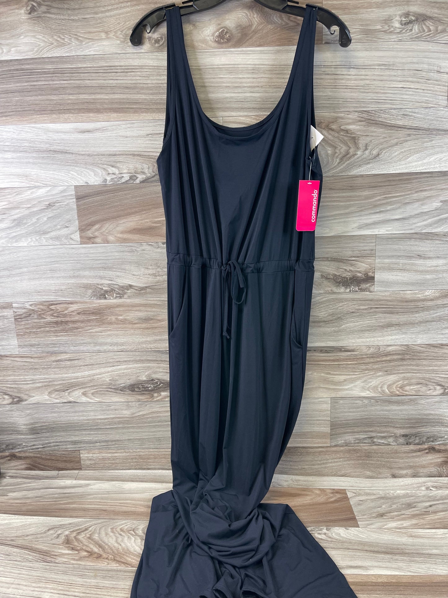 Black Dress Casual Maxi Commando, Size M