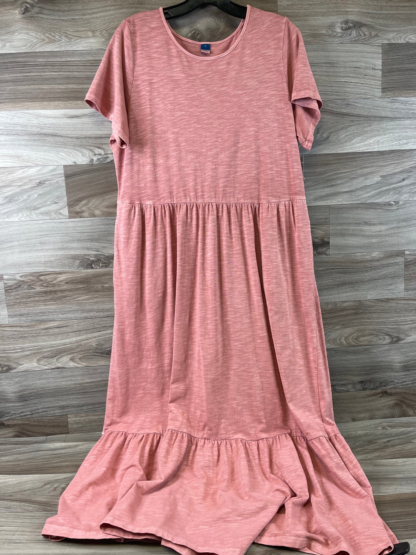 Pink Dress Casual Maxi Old Navy, Size Large