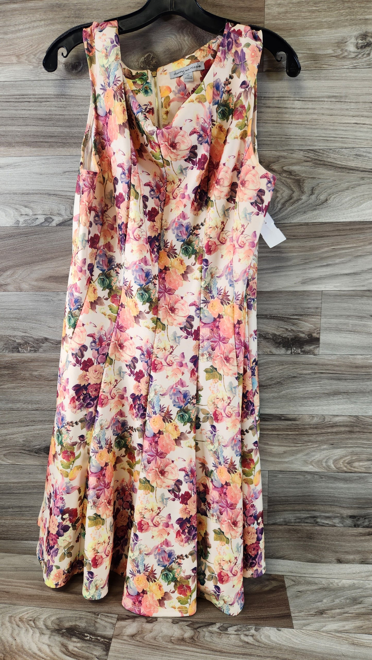 Floral Print Dress Casual Midi Dannyandnicole, Size Xl