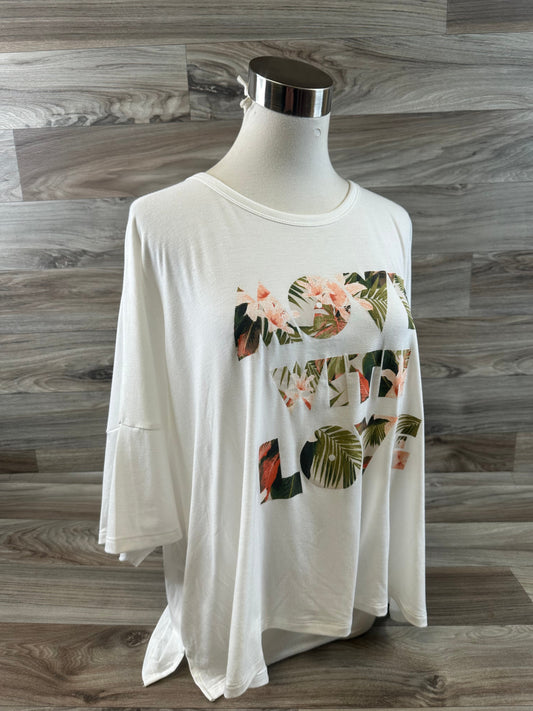 White Top Short Sleeve Old Navy, Size Xxl