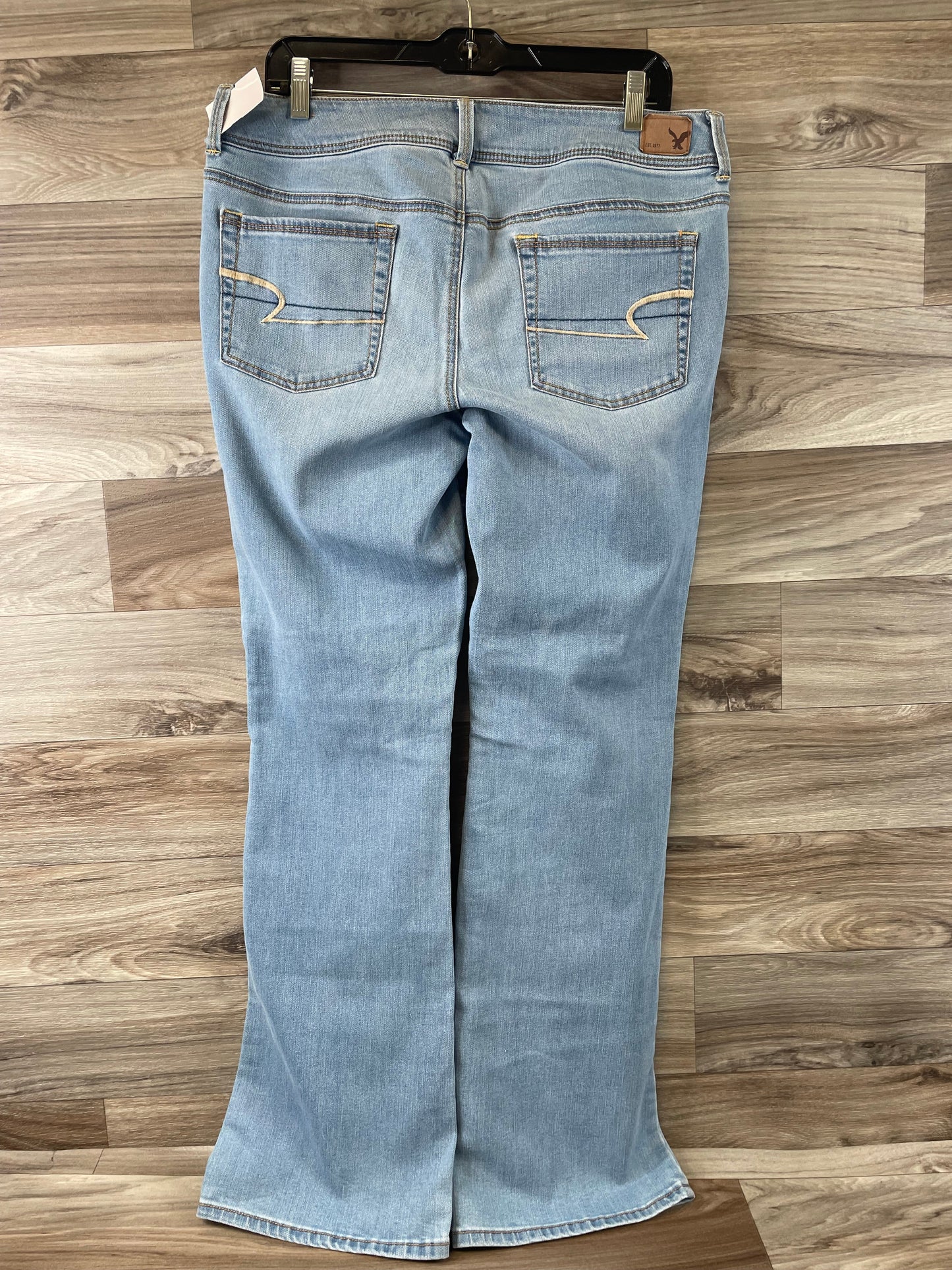 Blue Denim Jeans Flared American Eagle, Size 14