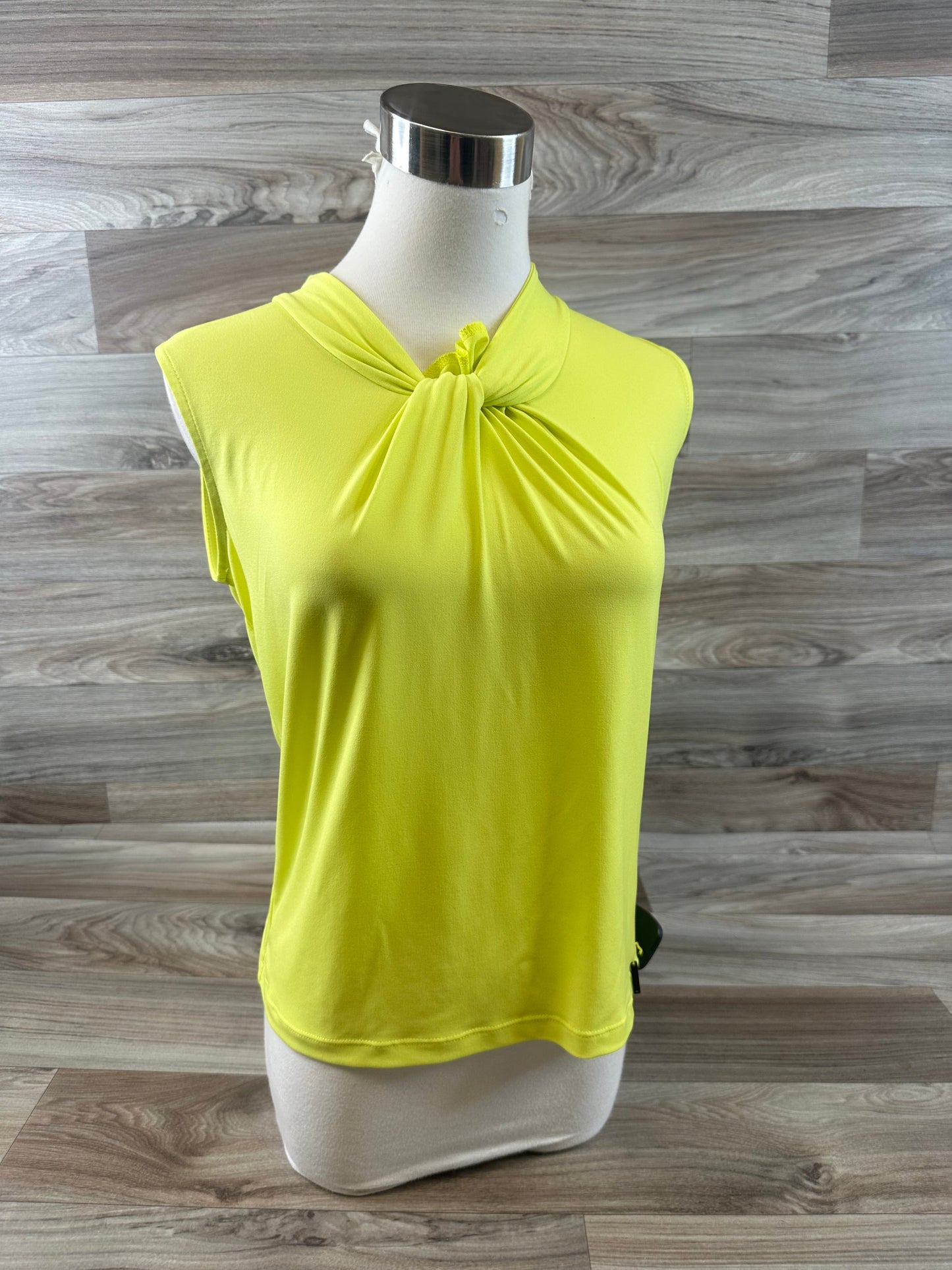 Green Top Sleeveless Calvin Klein, Size Petite   Xs