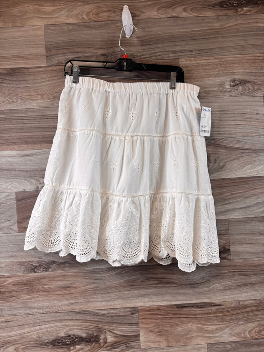 White Skirt Midi Clothes Mentor, Size 12