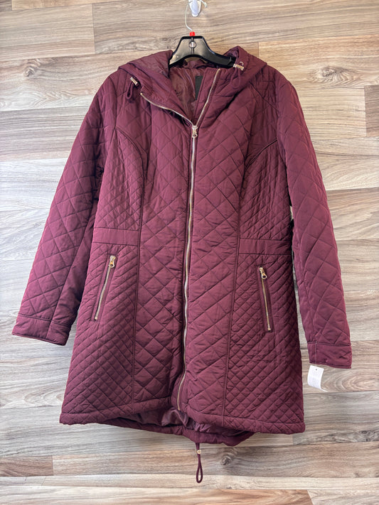 Jacket Puffer & Quilted By New York And Co In Purple, Size: Large