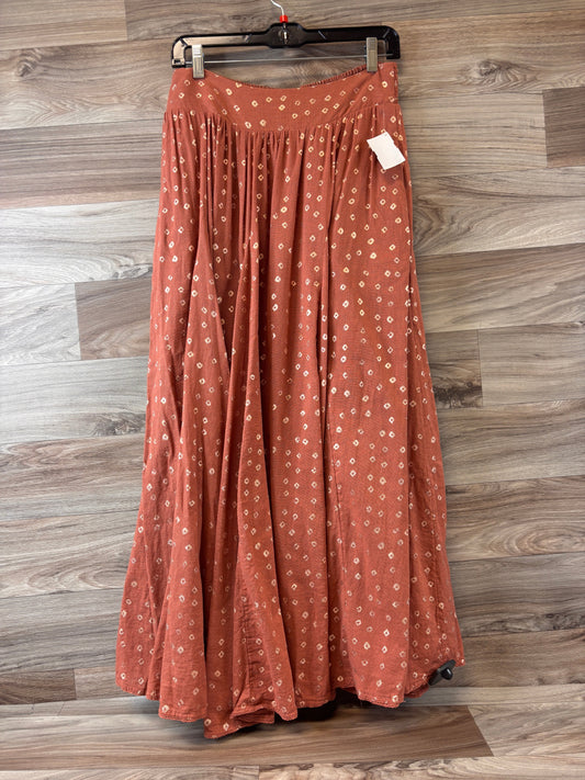 Skirt Maxi By Anthropologie In Tan, Size: 8