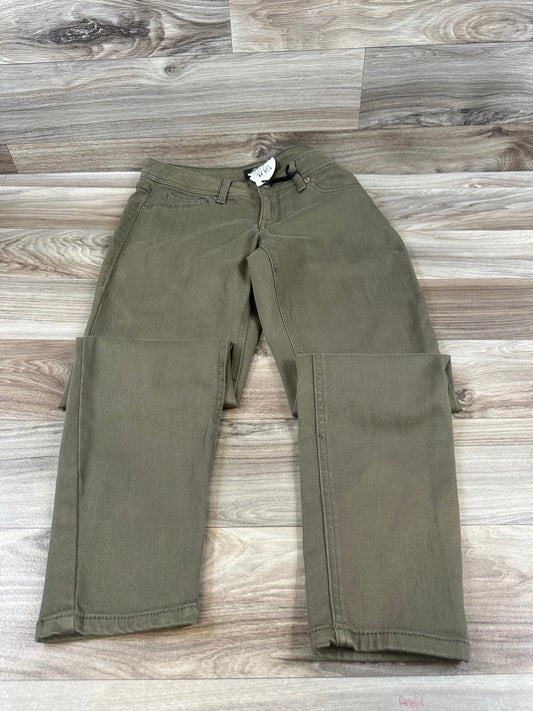 Jeans Straight By Ana In Green, Size: 10petite