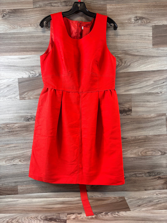 Dress Casual Midi By J. Crew In Orange, Size: L