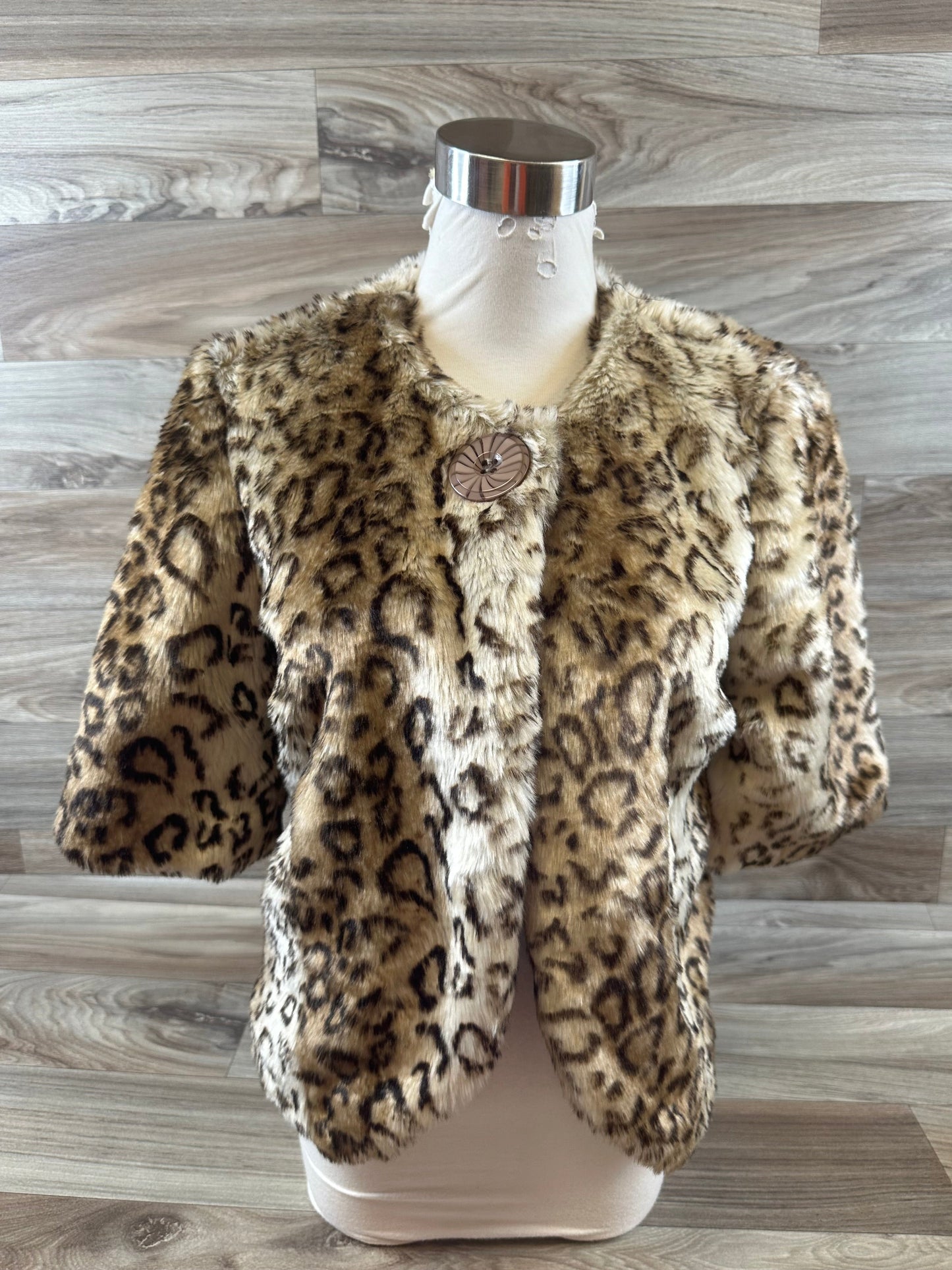 Blazer By Sisters In Animal Print, Size: S