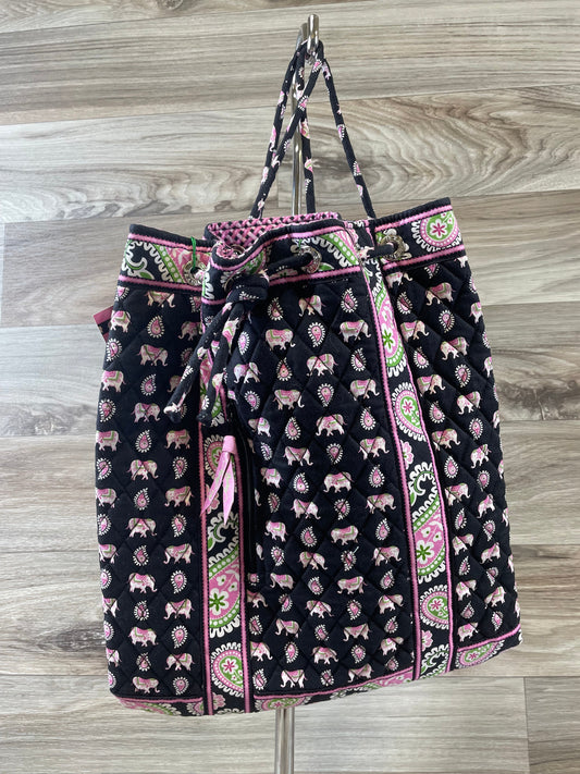 BACKPACK VERA BRADLEY in BLACK & PINK, Size: LARGE