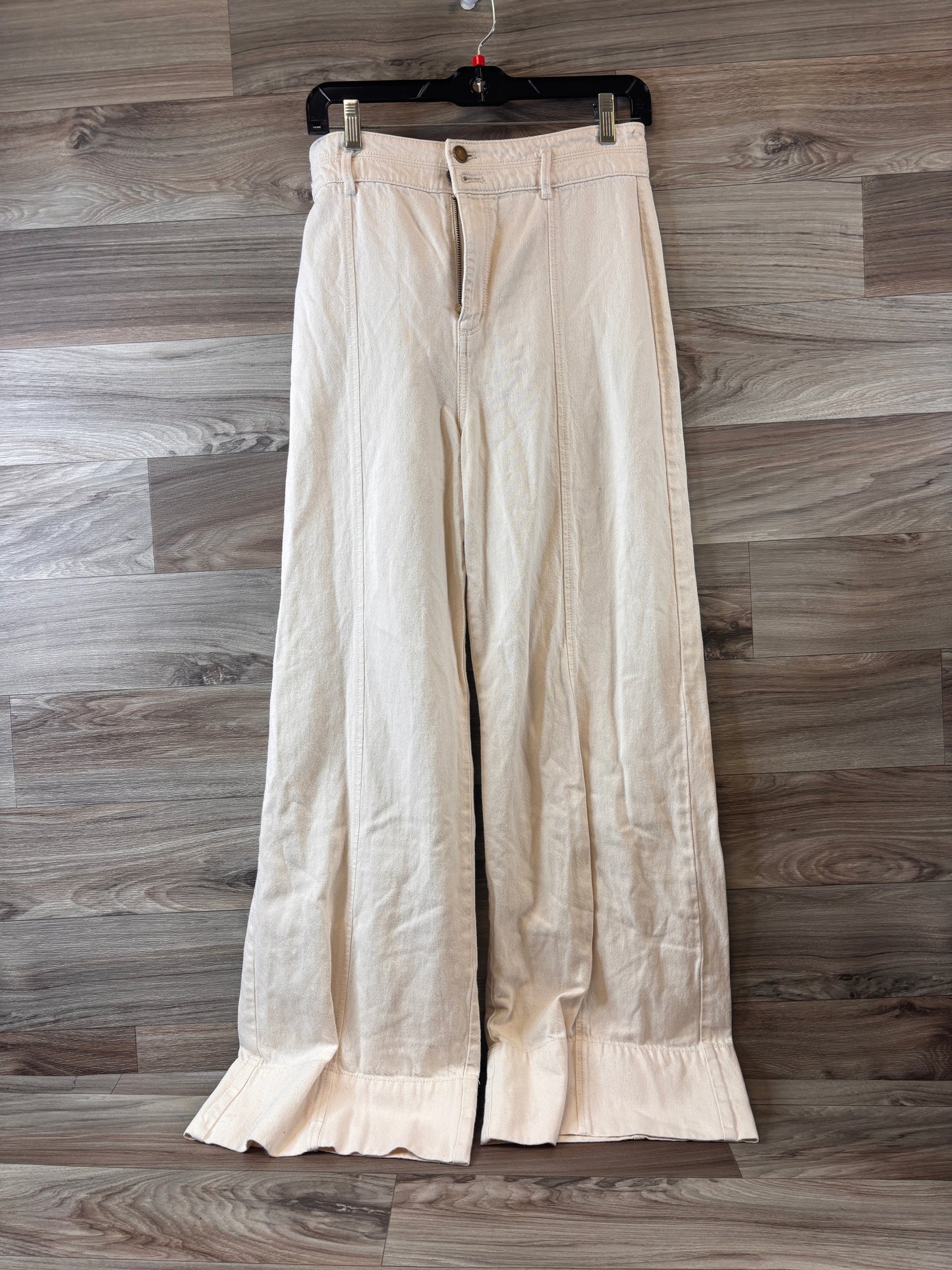 Pants Wide Leg By Ann Taylor In Cream, Size: 6