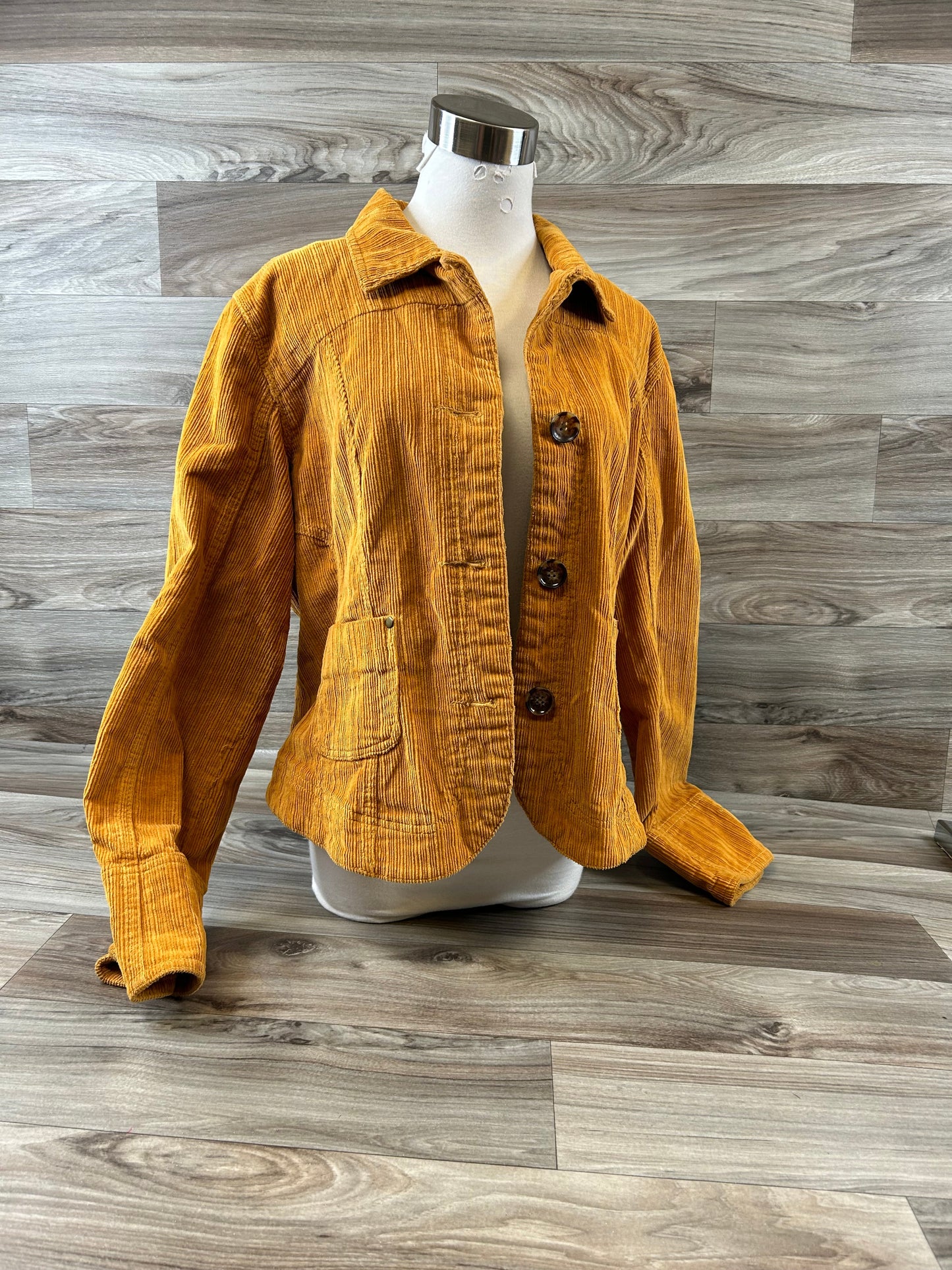 Jacket Other By Dressbarn In Yellow, Size: L