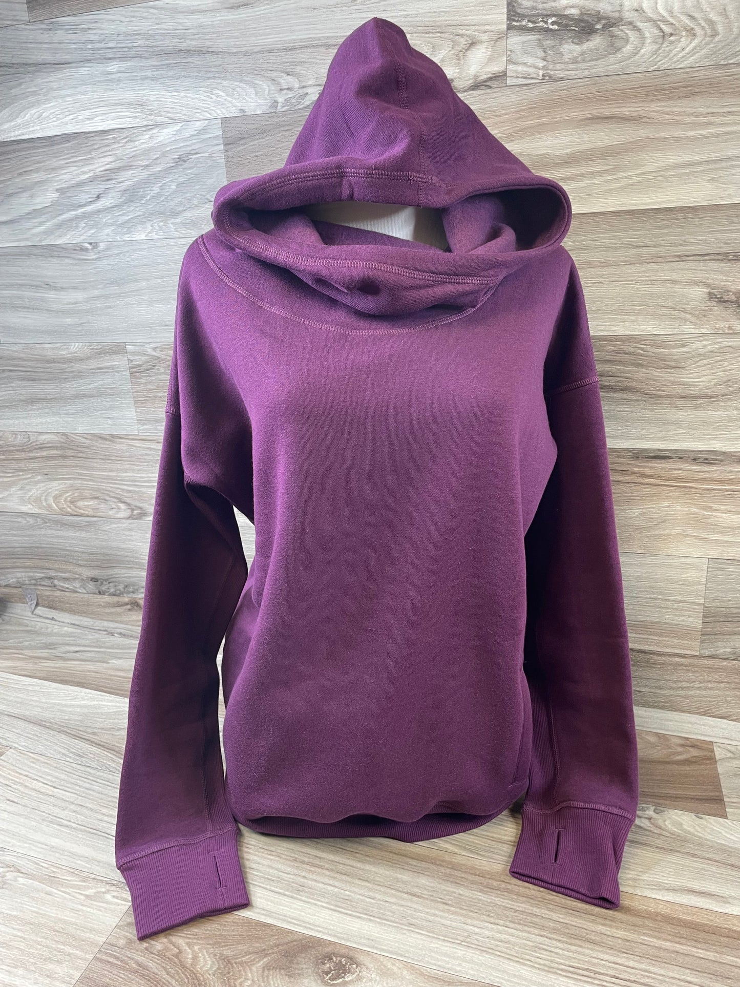 Athletic Sweatshirt Hoodie By Zyia In Purple, Size: S