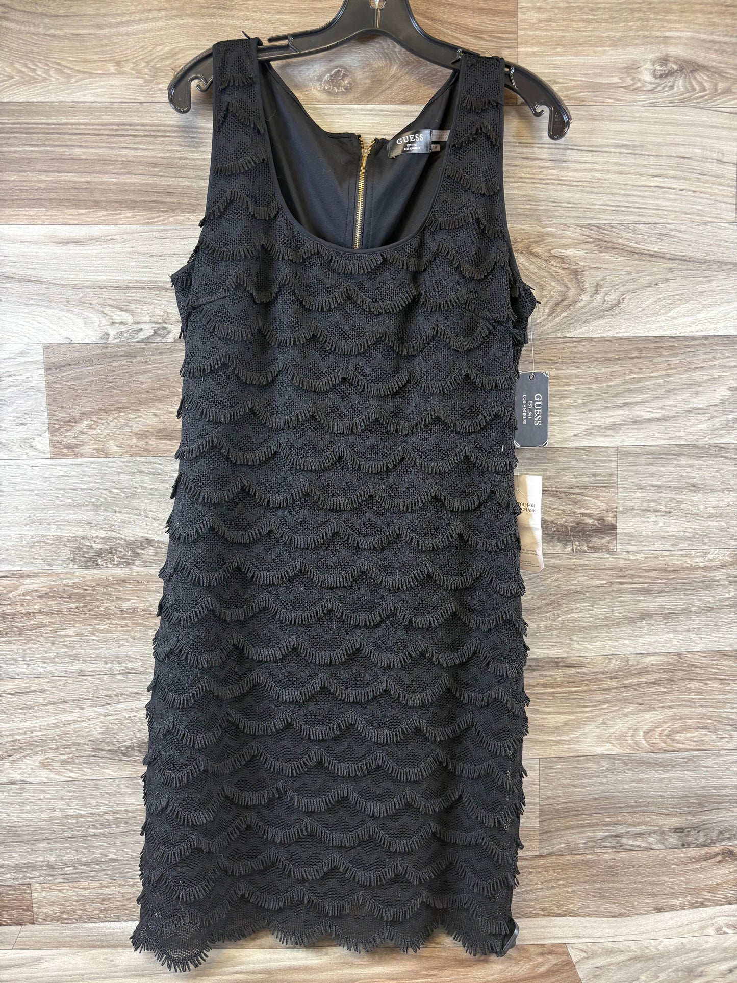 Dress Casual Midi By Guess In Black, Size: Xl