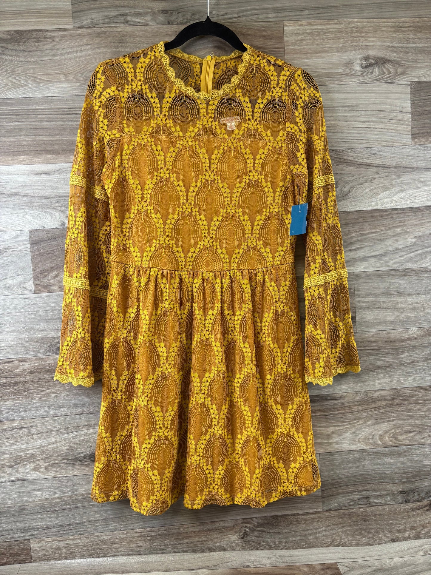 Dress Casual Midi By Xhilaration In Yellow, Size: S