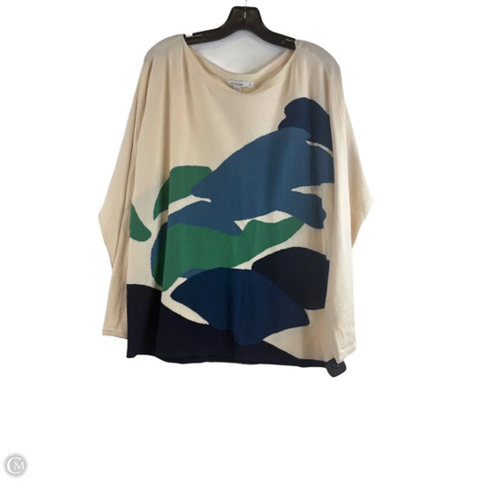 Top Long Sleeve By Chicos In Multi-colored, Size: M