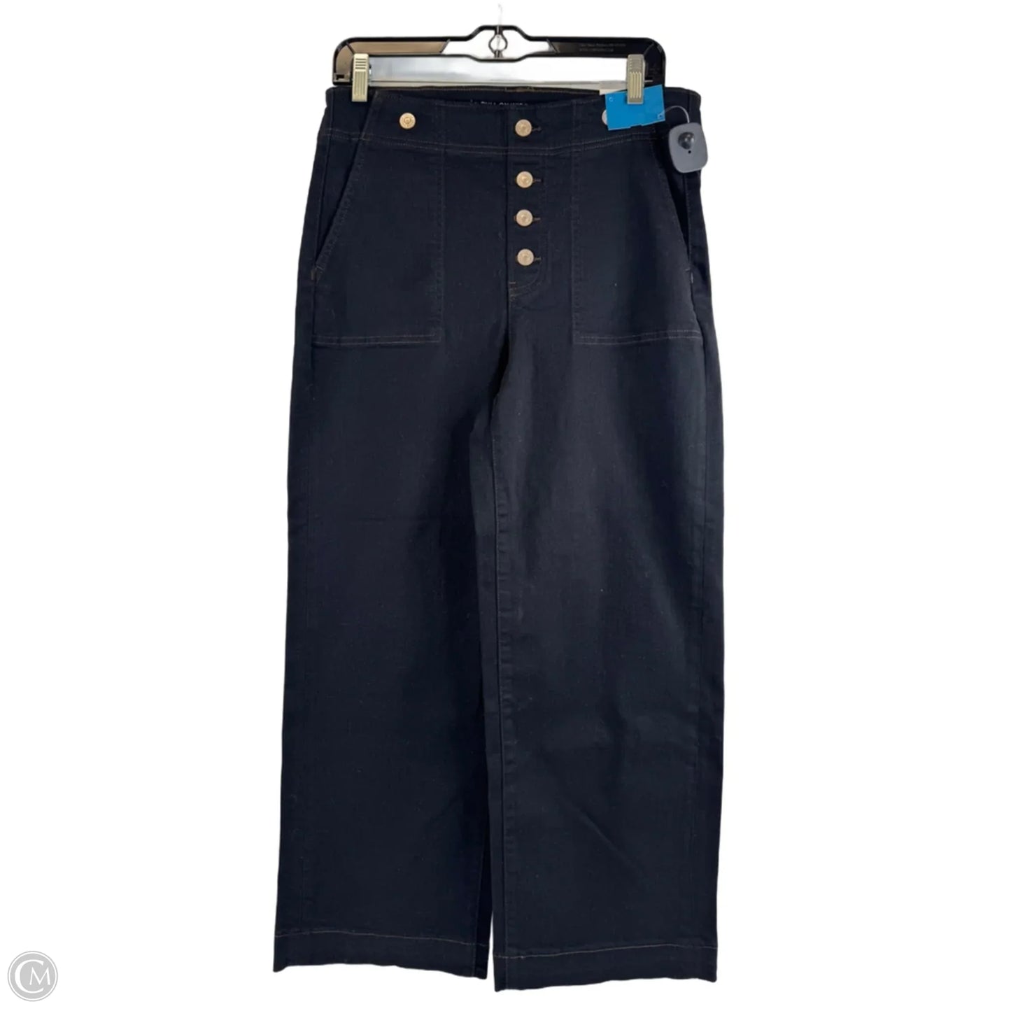 Jeans Cropped By Chicos In Black, Size: 8