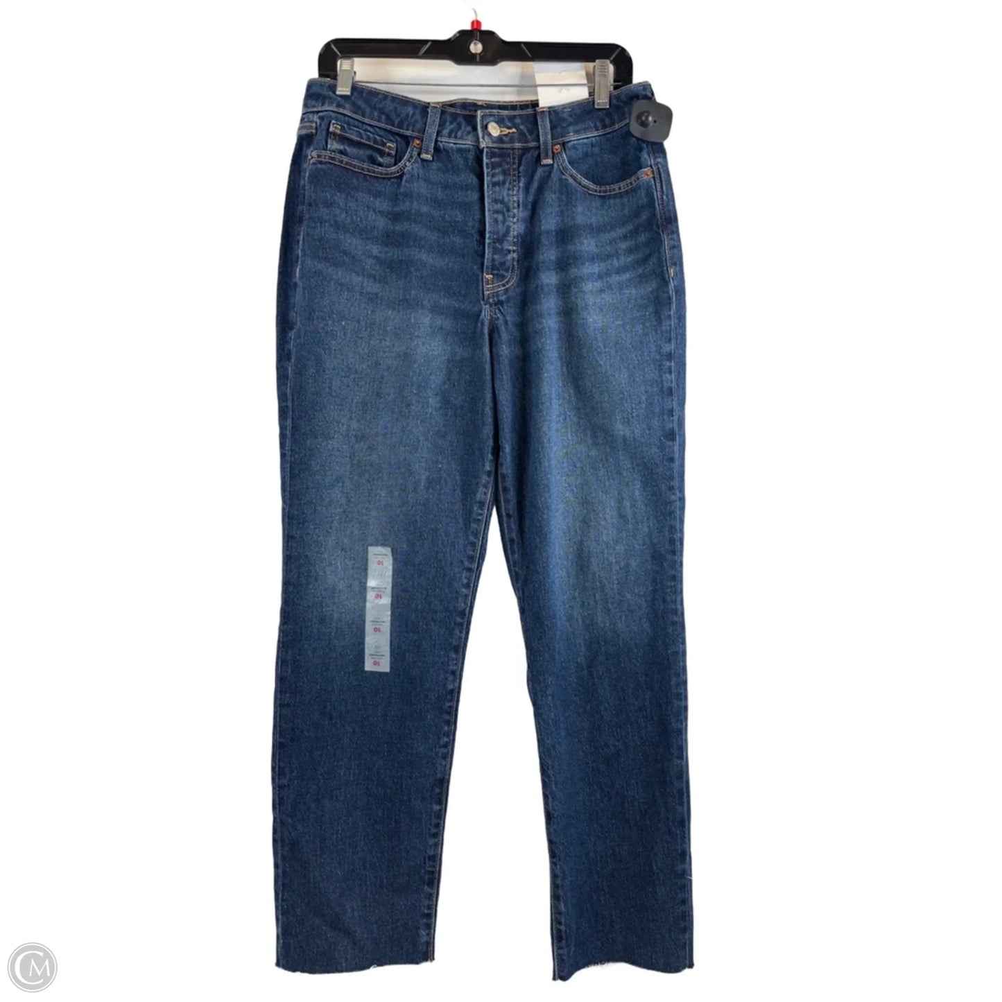 Jeans Straight By Old Navy In Blue Denim, Size: 10