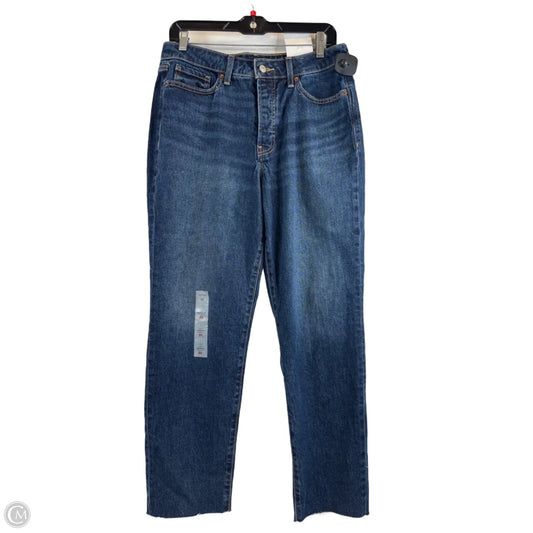 Jeans Straight By Old Navy In Blue Denim, Size: 10