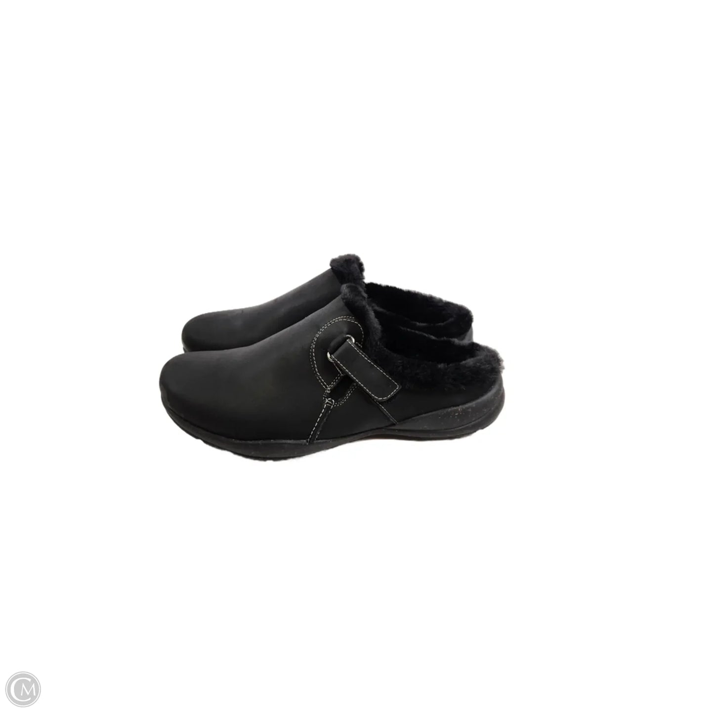 Shoes Flats By Clarks In Black, Size: 8.5