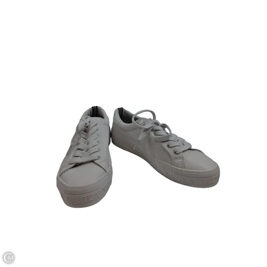 Shoes Sneakers By Nautica In White, Size: 9