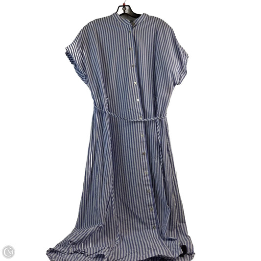 Dress Casual Maxi By Zara In Striped Pattern, Size: S