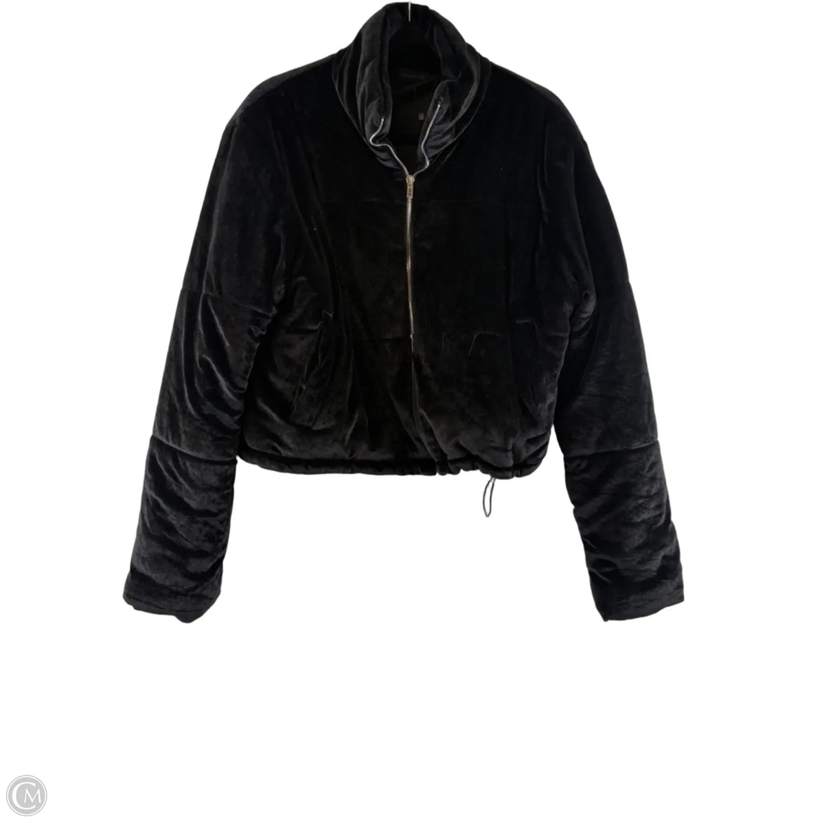 Jacket Puffer & Quilted By Clothes Mentor In Black, Size: L