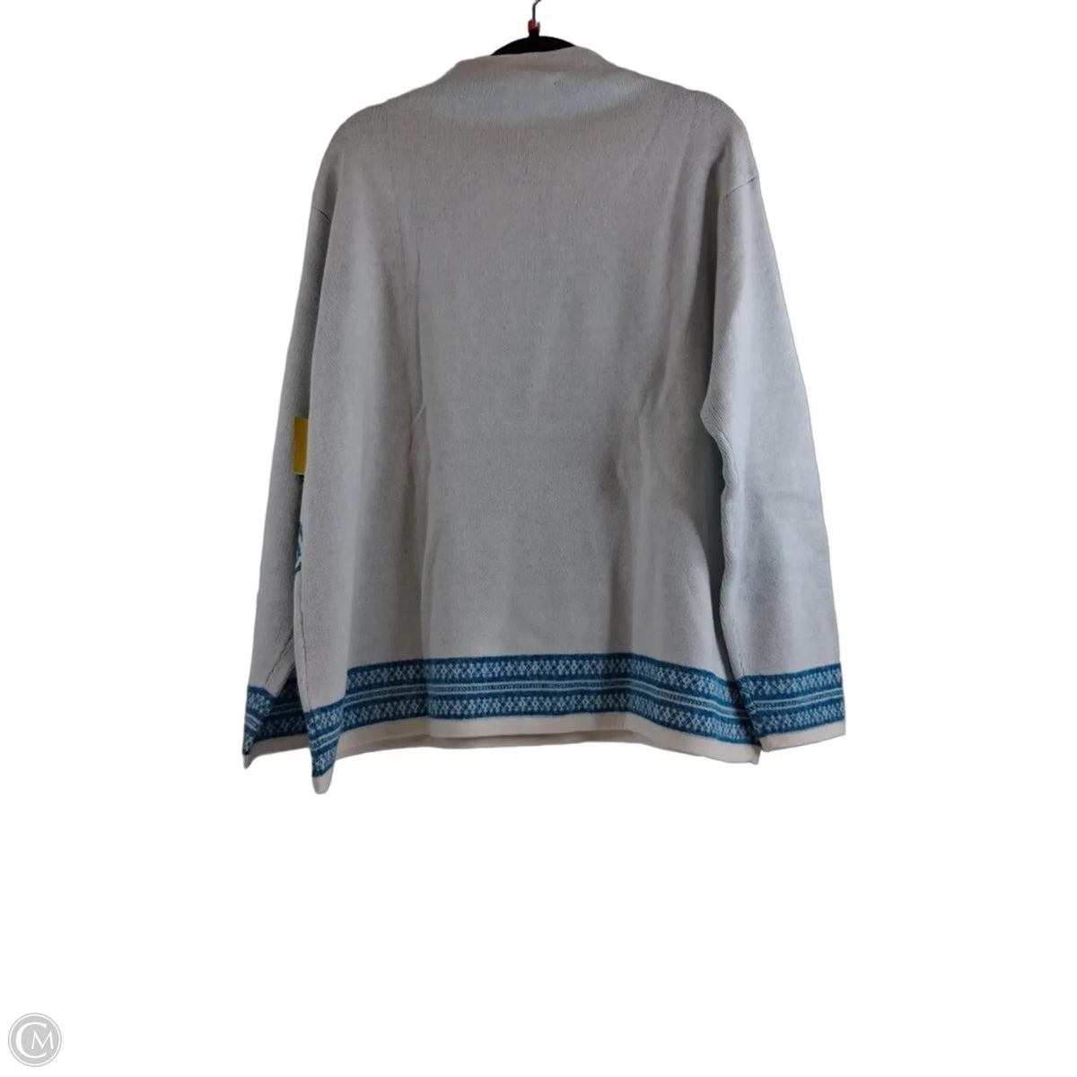 Sweater By Coldwater Creek In White, Size: 1x