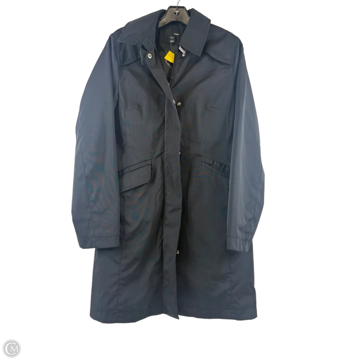 Coat Raincoat By H&m In Black, Size: 10