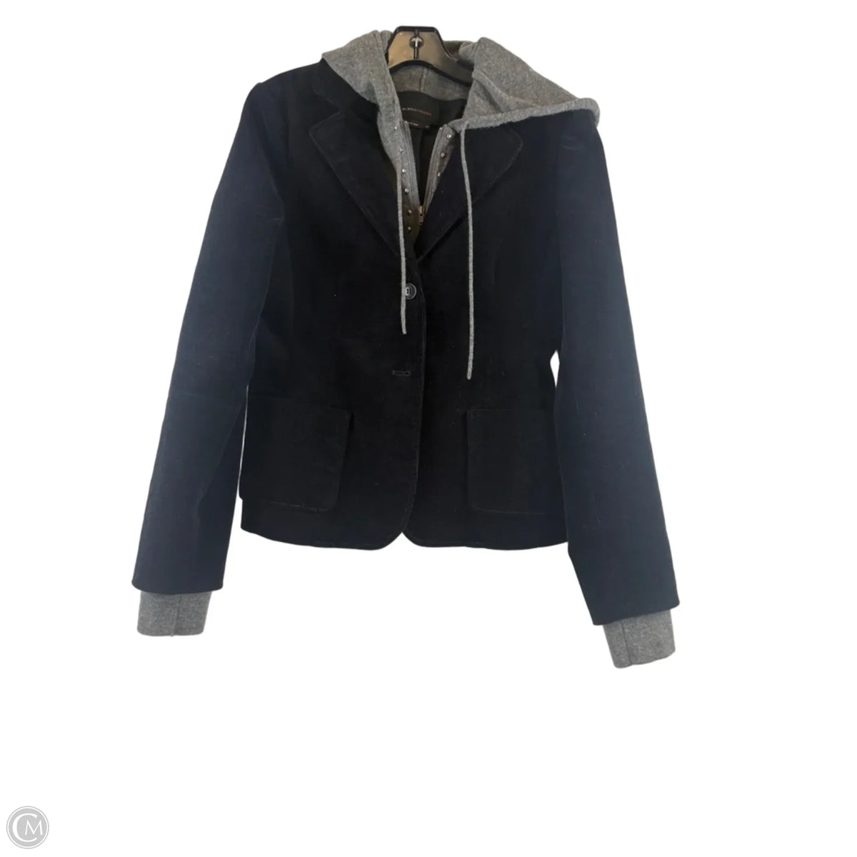 Jacket Shirt By Bcbgmaxazria In Blue, Size: M