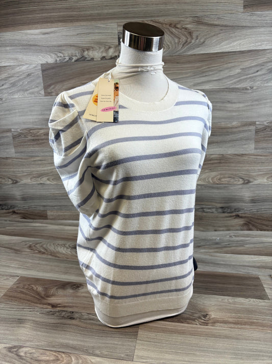 Top Short Sleeve By Clothes Mentor In Striped Pattern, Size: M