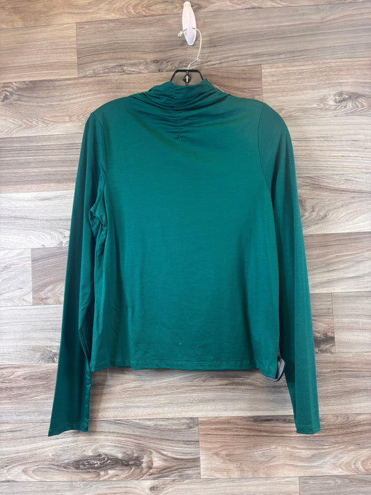 Top Long Sleeve By A New Day In Green, Size: M